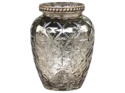 Chic Antique Vasen-Vase mit Perlenkante und Schliff