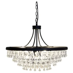 Chic Antique Kronleuchter-Versailles Kronleuchter mit tropfenformigen Glasprismen