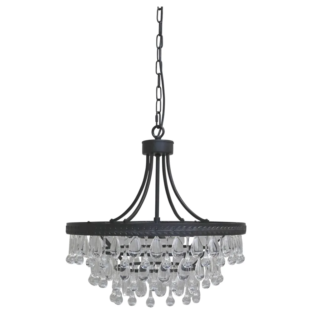 Chic Antique Kronleuchter-Versailles Kronleuchter mit tropfenformigen Glasprismen