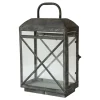 Chic Antique Laternen-Vintage Laterne mit Eisenkreuz