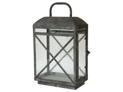 Chic Antique Laternen-Vintage Laterne mit Eisenkreuz
