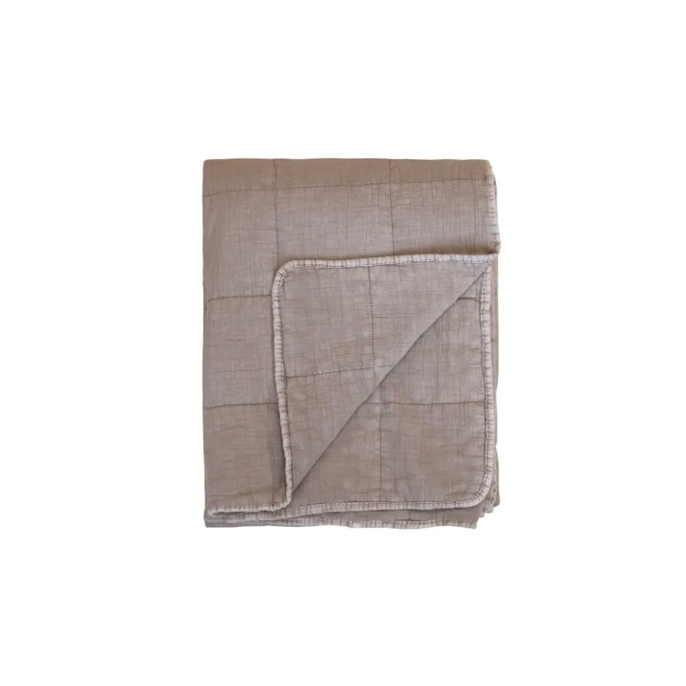 Chic Antique Quilts & Bettwäsche|Decken & Plaids-Vintage Quilt Steppdecke mit Stone-Washed Optik