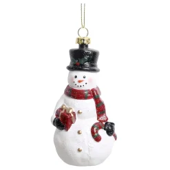 Chic Antique Weihnachtsdeko-Vintage Schneemann Figur zum Aufhängen