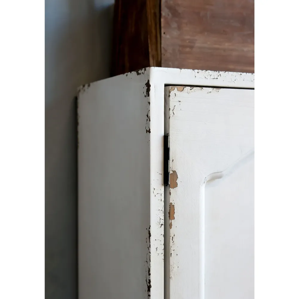 Chic Antique Schränke-Vintage Schrank für Wand mit 1 Tür