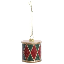 Chic Antique Weihnachtsdeko-Vintage Trommel Aufhänger