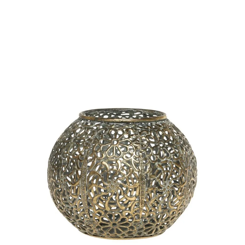 Chic Antique Teelichthalter|Windlichter-Vire Eisen Teelichthalter mit Muster
