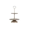 Chic Antique Etageren & Kuchenplatten|Geschirr & Tischdeko Skandinavisch-Vire Etagere mit Muster aus Metall