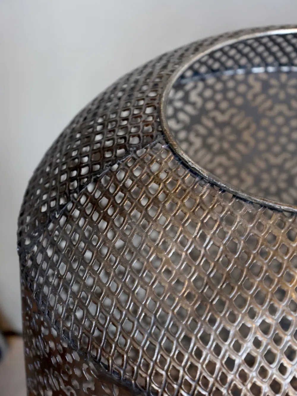 Chic Antique Tischlampen-Vire Tischlampe mit Muster