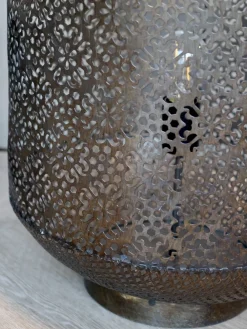 Chic Antique Tischlampen-Vire Tischlampe mit Muster