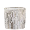 Chic Antique Blumentöpfe & Übertöpfe-Vittel Blumentopf mit Goldmuster