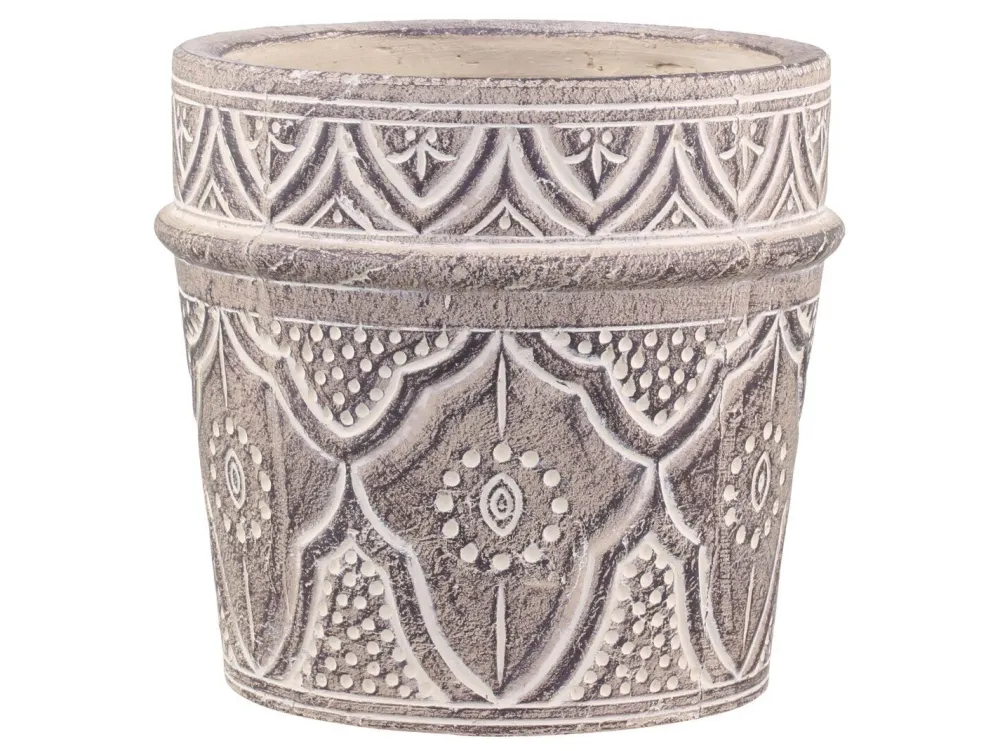 Chic Antique Töpfe Und Pflanzgefäße-Évron Blumentopf mit Muster