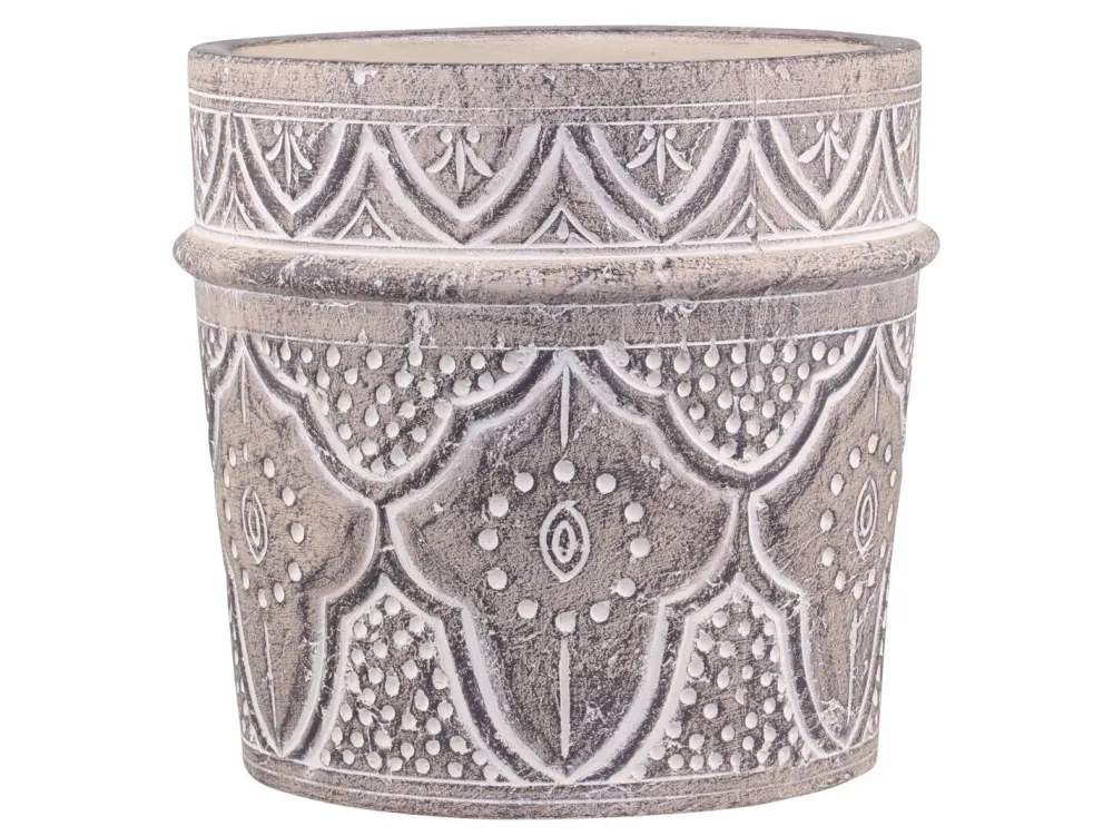 Chic Antique Töpfe Und Pflanzgefäße-Évron Blumentopf mit Muster