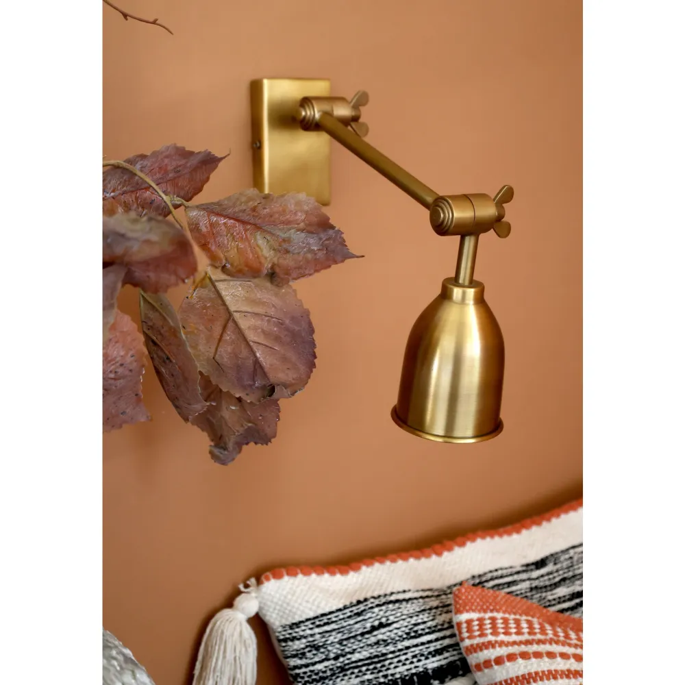 Chic Antique Wandlampen-Wandlampe aus Messing