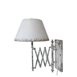 Chic Antique Wandlampen-Wandlampe mit Ziehharmonika Halterung