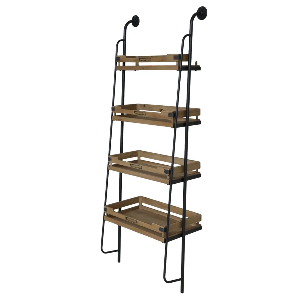 Chic Antique Wandregale|Regale-Wand-Regal mit 4 Ablagen