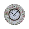 Chic Antique Uhren-Wanduhr Flower Power