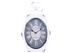 Chic Antique Uhren-Wanduhr Sechseck