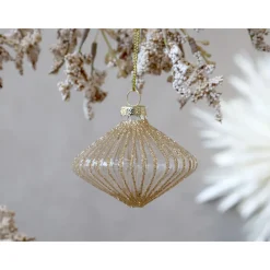 Chic Antique Weihnachtsdeko-Weihnachtskugel Diamantform aus Glas