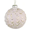 Chic Antique Weihnachtsdeko-Weihnachtskugel mit Goldmuster Fleche