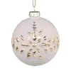 Chic Antique Weihnachtsdeko-Weihnachtskugel mit Goldmuster Fleur
