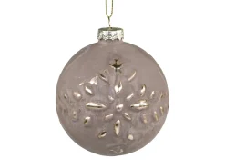 Chic Antique Weihnachtsdeko-Weihnachtskugel mit Goldmuster Fleur