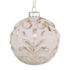 Chic Antique Weihnachtsdeko-Weihnachtskugel mit Goldmuster Vrilles