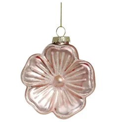 Chic Antique Weihnachtsdeko-Weihnachtskugel Rosa Blume