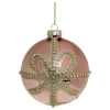 Chic Antique Weihnachtsdeko-Weihnachtskugel Rosa Glitzerschleife