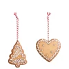 Chic Antique Weihnachtsdeko-Weihnachtsplätzchen Aufhänger 2er-Set