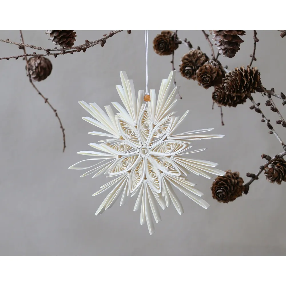 Chic Antique Weihnachtsdeko-Weihnachtsstern Aufhänger aus Papier