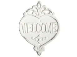 Chic Antique Schilder, Wandbilder & Poster-Welcome Schild aus Eisen