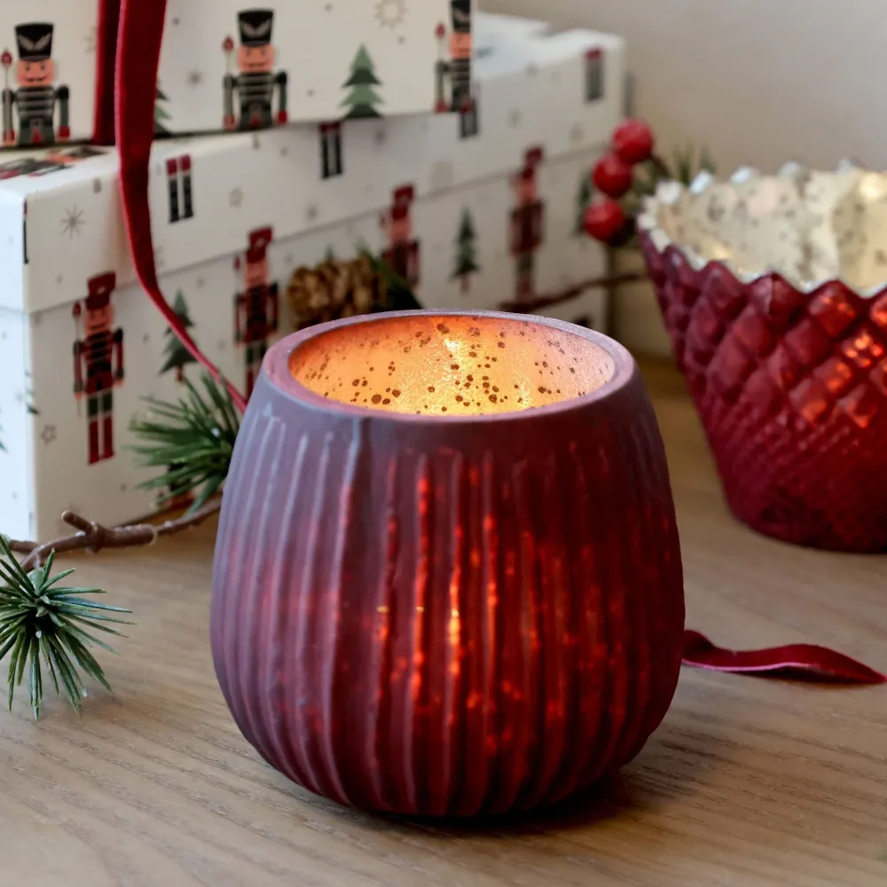 Chic Antique Teelichthalter|Windlichter-Windlicht Antique Cherry