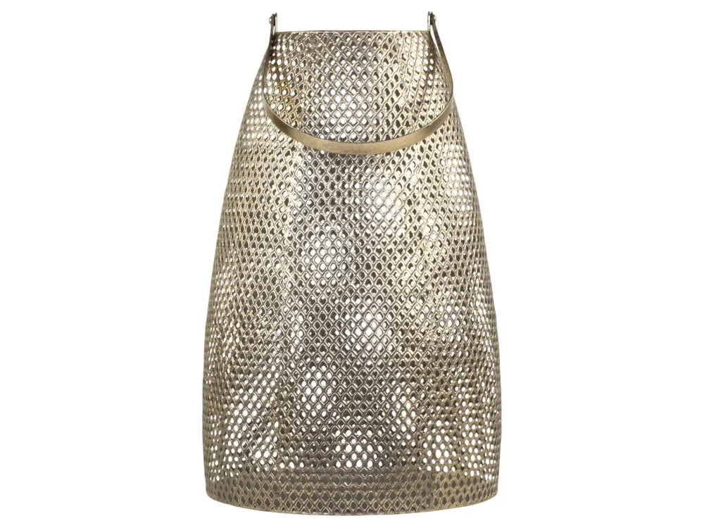 Chic Antique Windlichter-Windlicht mit Lochmuster aus Eisen