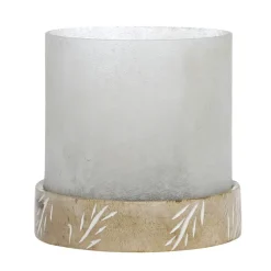 Chic Antique Windlichter-Windlicht mit Mangoholz