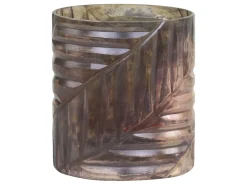 Chic Antique Herbstdeko|Windlichter-Windlicht mit Schliff