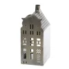 Chic Antique Lichthäuser, Keramik-Häuschen|Weihnachtsdeko-Winterliches Lichthaus