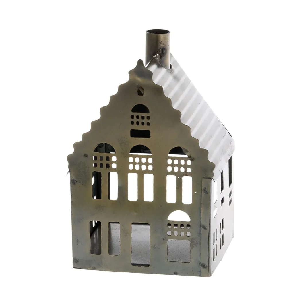 Chic Antique Lichthäuser, Keramik-Häuschen|Weihnachtsdeko-Winterliches Lichthaus