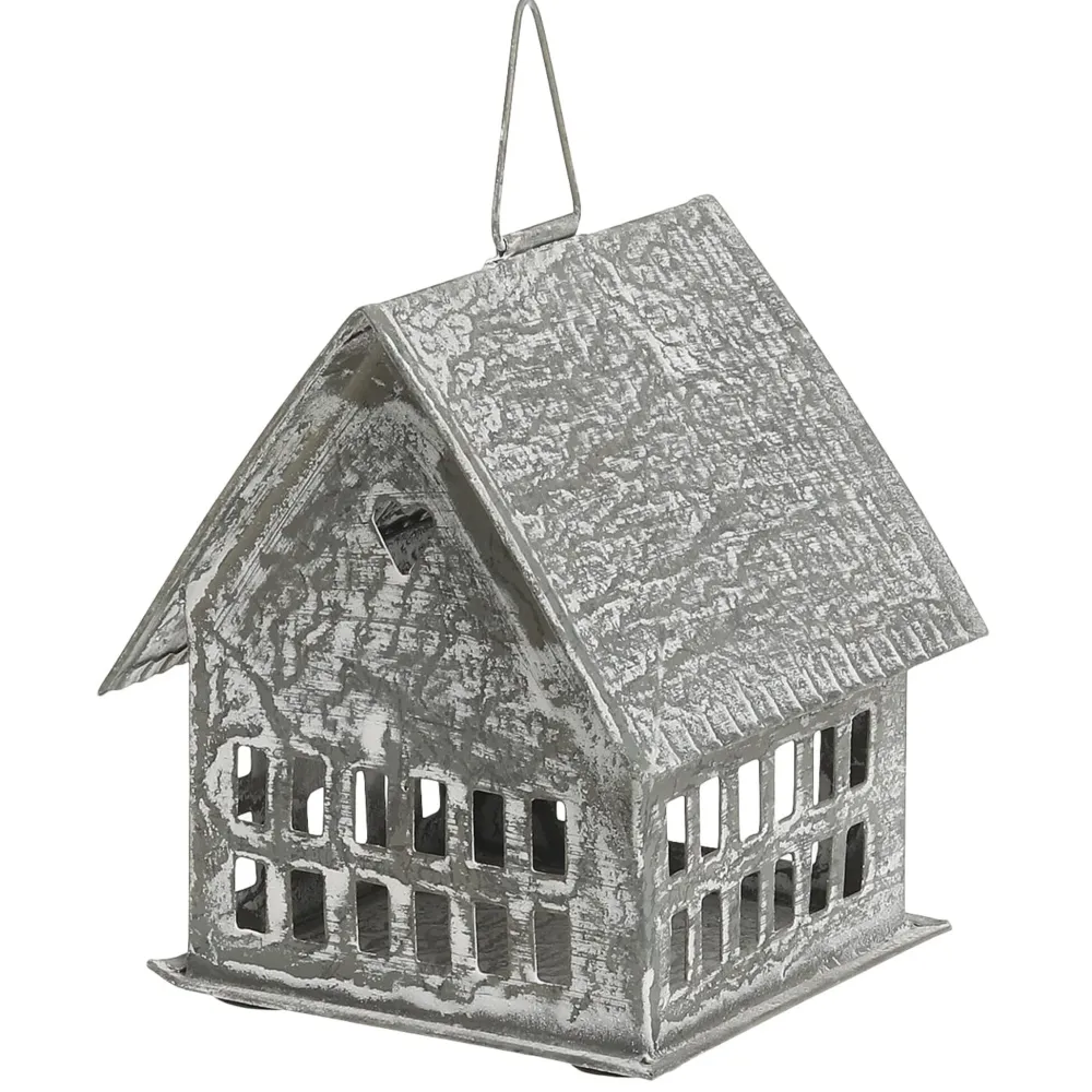 Chic Antique Lichthäuser, Keramik-Häuschen|Weihnachtsdeko-Winterliches Lichthaus zum Aufhängen