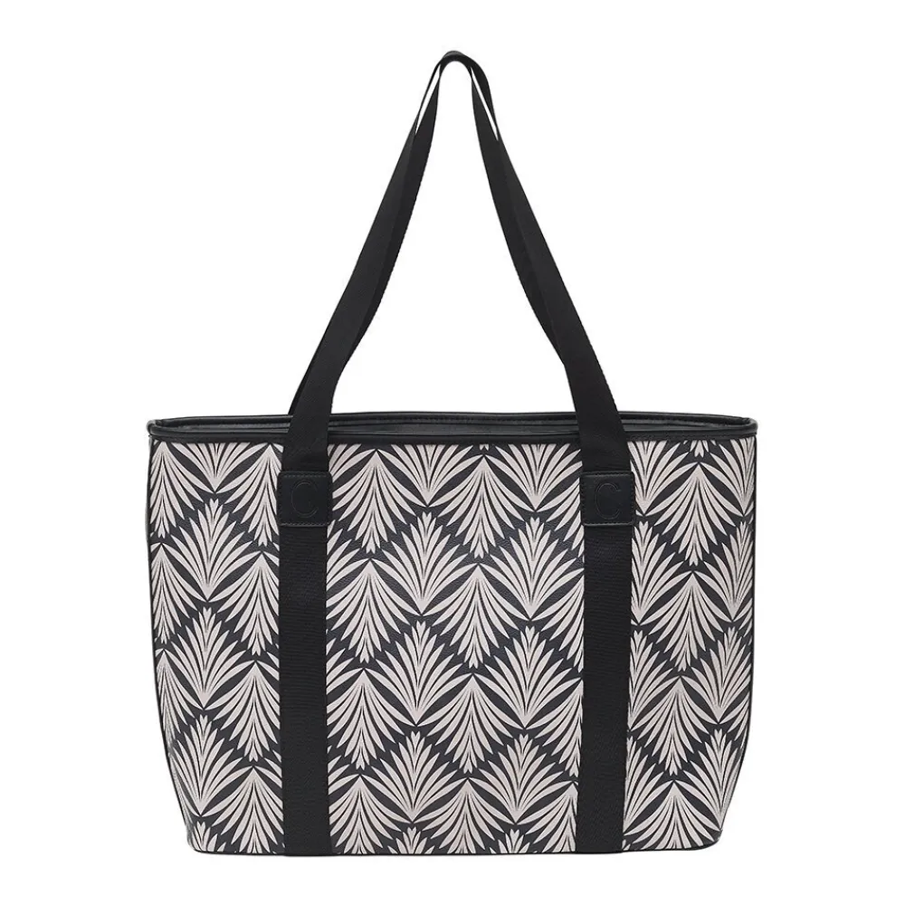 Coming Copenhagen Taschen-Shopper mit Palmenmuster Danica