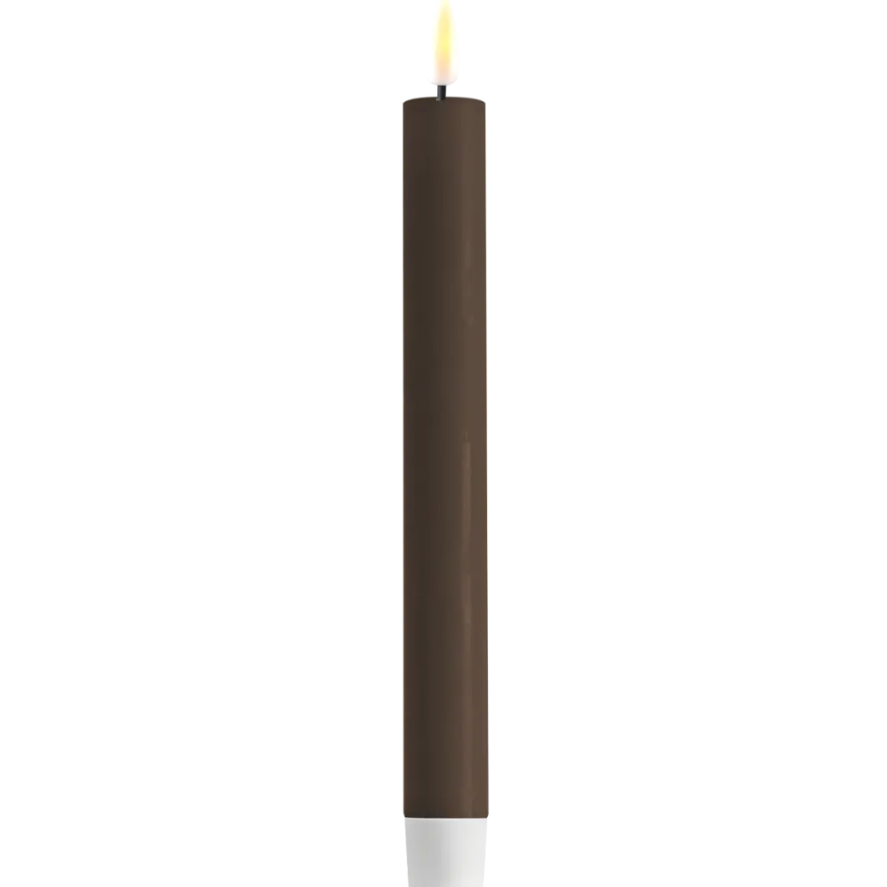 Deluxe Homeart Led-Kerzen & Led-Laternen|Kerzen-LED 2er Set Stabkerze Real Flame