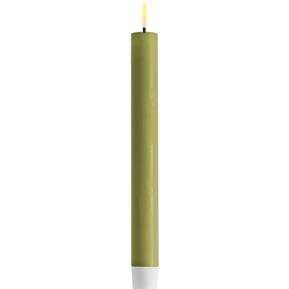 Deluxe Homeart Led-Kerzen & Led-Laternen|Kerzen-LED 2er Set Stabkerze Real Flame
