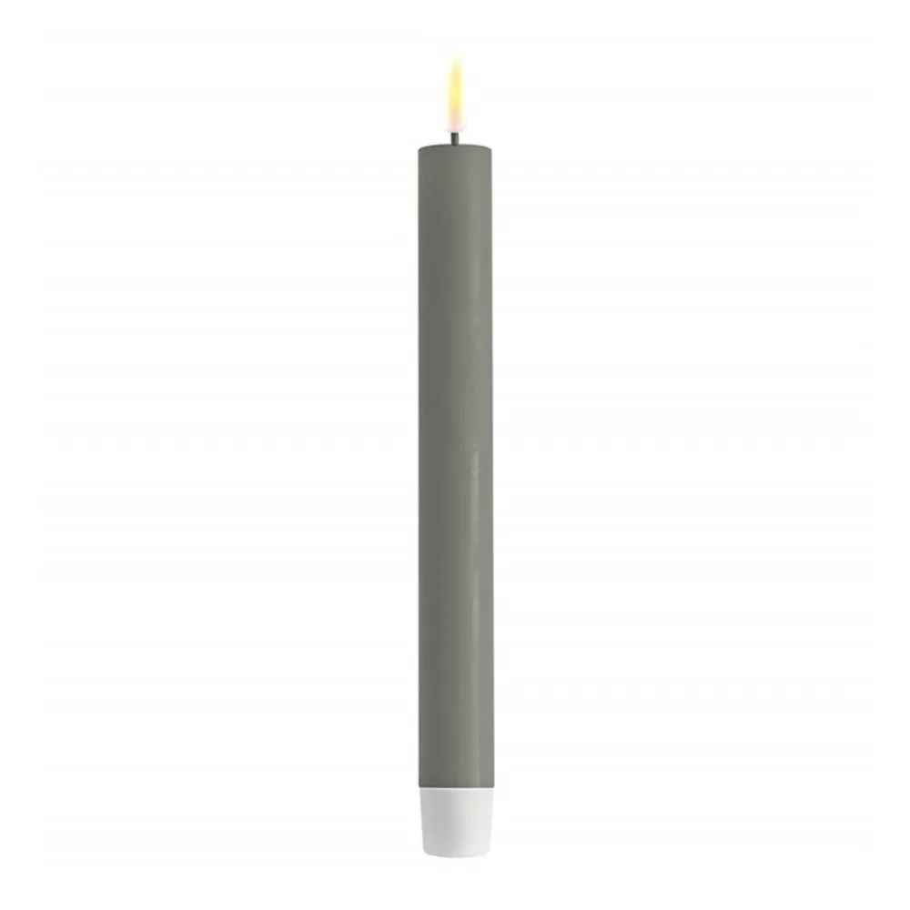 Deluxe Homeart Led-Kerzen & Led-Laternen|Kerzen-LED 2er Set Stabkerze Real Flame