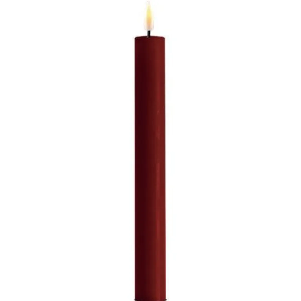 Deluxe Homeart Led-Kerzen & Led-Laternen|Kerzen-LED 2er Set Stabkerze Real Flame