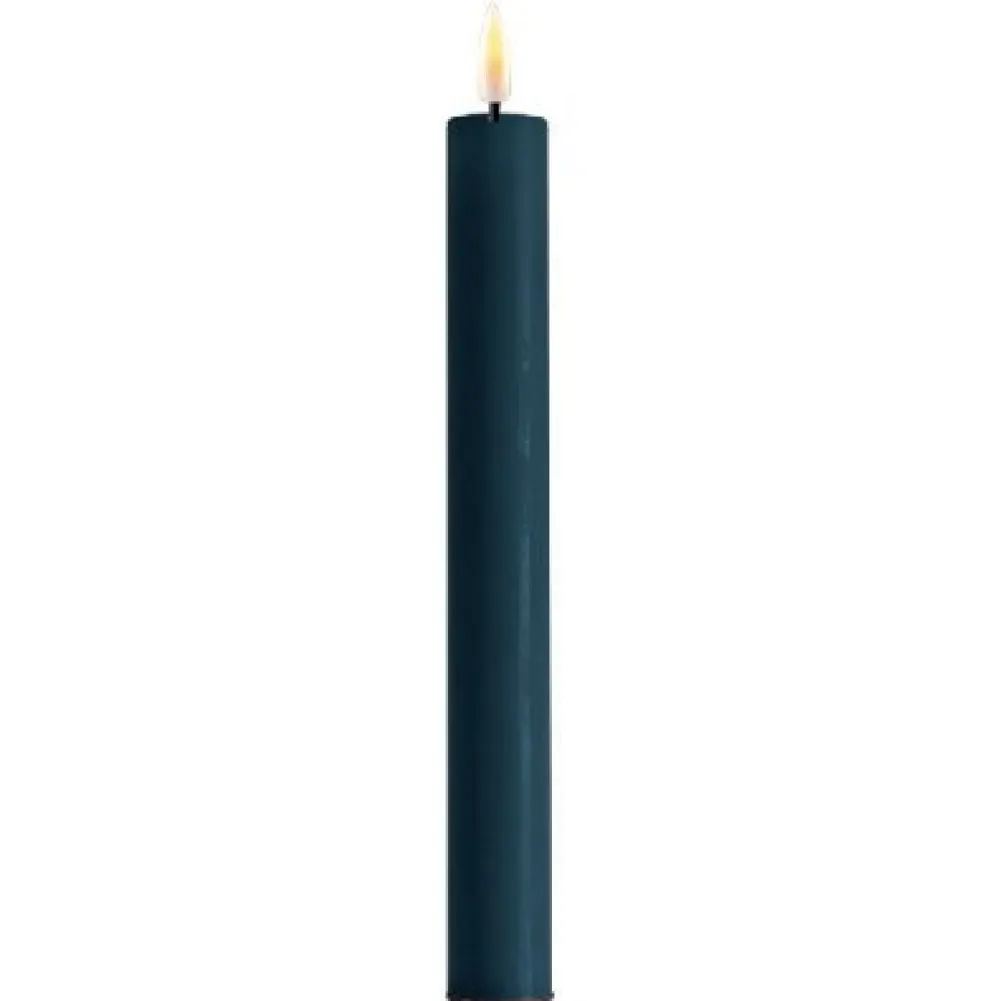 Deluxe Homeart Led-Kerzen & Led-Laternen|Kerzen-LED 2er Set Stabkerze Real Flame