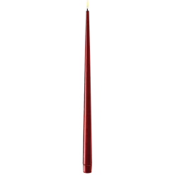 Deluxe Homeart Led-Kerzen & Led-Laternen|Kerzen-LED Stabkerze mit Lack Real Flame 2er Set