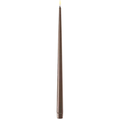 Deluxe Homeart Led-Kerzen & Led-Laternen|Kerzen-LED Stabkerze mit Lack Real Flame 2er Set