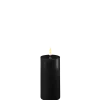 Deluxe Homeart Led-Kerzen & Led-Laternen|Kerzen-LED Stumpenkerze Real Flame schwarz