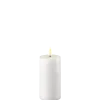Deluxe Homeart Led-Kerzen & Led-Laternen|Kerzen-LED Stumpenkerze Real Flame weiß