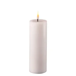Deluxe Homeart Led-Kerzen & Led-Laternen|Kerzen-LED Stumpenkerze Real Flame weiß