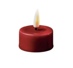 Deluxe Homeart Led-Kerzen & Led-Laternen|Teelichthalter-LED Teelicht im 2er Set mit Real Flame